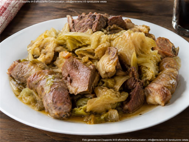 Polenta e cassoeula da asporto del San Luigino